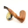 Hygrocool Smoking Pipe Greek Briar 9mm Filter Model 618B