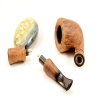 Hygrocool Smoking Pipe Greek Briar 9mm Filter Model 618B