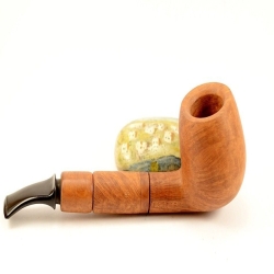 Hygrocool Smoking Pipe Greek Briar 9mm Filter Model 619A