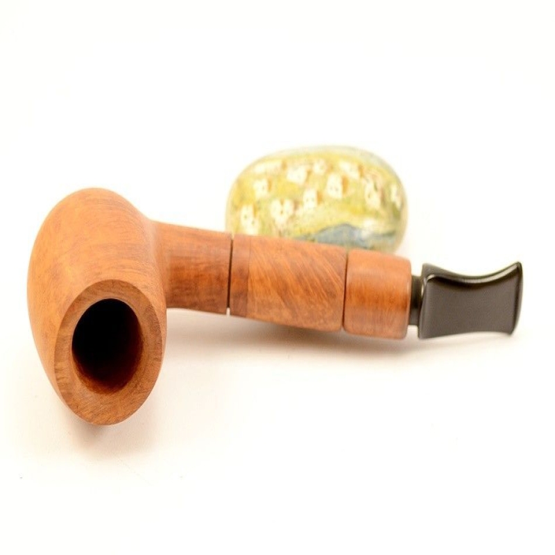 Hygrocool Smoking Pipe Greek Briar 9mm Filter Model 619A
