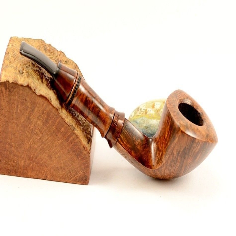 Hygrocool Calabash Smoking Pipe Greek Briar 9mm Filter Model 916D
