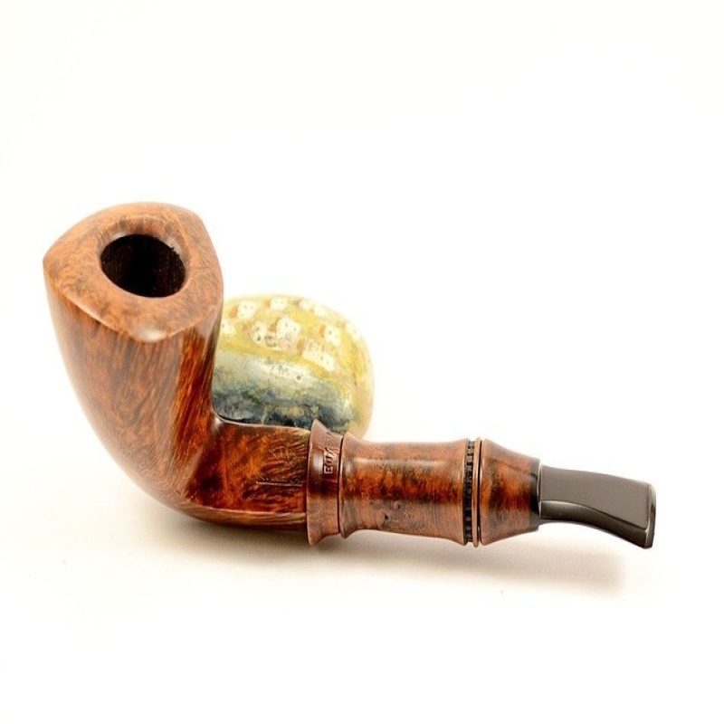 Hygrocool Calabash Smoking Pipe Greek Briar 9mm Filter Model 916D