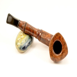 Hygrocool Calabash Smoking Pipe Greek Briar 9mm Filter Model 916D