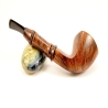 Hygrocool Calabash Smoking Pipe Greek Briar 9mm Filter Model 916D