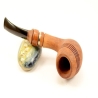 Hygrocool Calabash Smoking Pipe Greek Briar 9mm Filter Model 934A