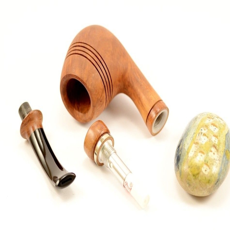 Hygrocool Calabash Smoking Pipe Greek Briar 9mm Filter Model 934A