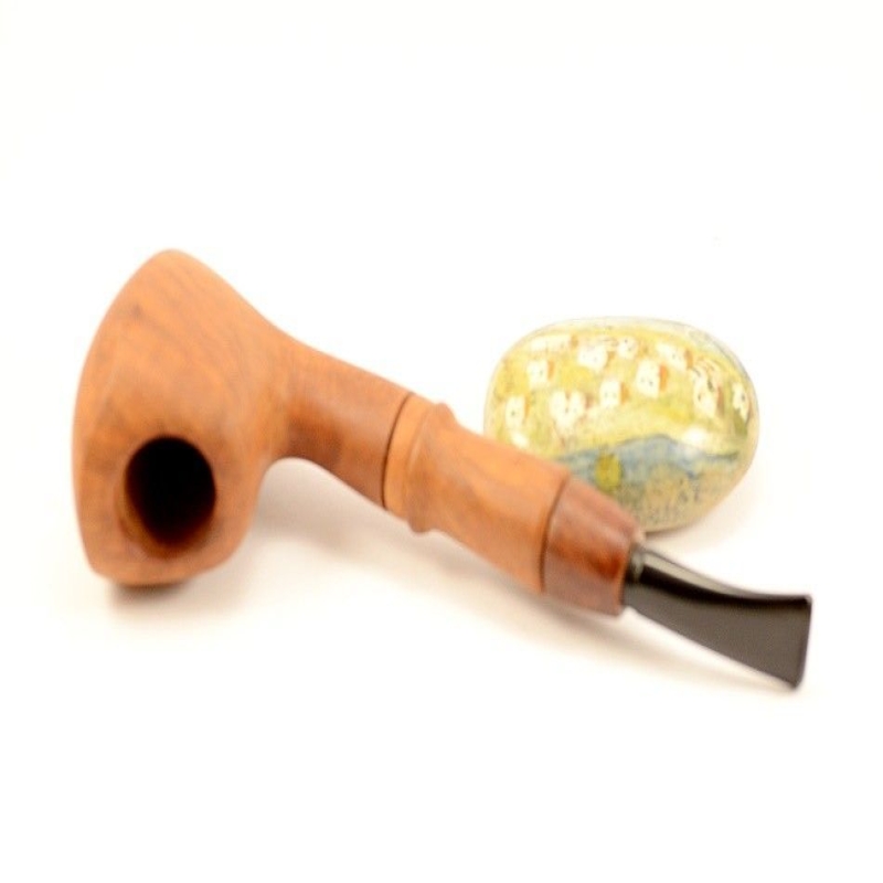 Hygrocool Pickaxe Smoking Pipe Greek Briar 9mm Filter Model 615A