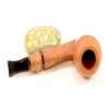 Hygrocool Bulldog Smoking Pipe Greek Briar 9mm Filter Model 903A