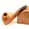 Hygrocool Rhodesian Smoking Pipe Greek Briar 9mm Filter Model 902B