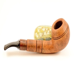 Hygrocool Rhodesian Smoking Pipe Greek Briar 9mm Filter Model 902B
