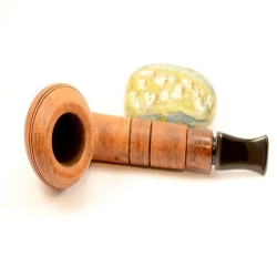 Hygrocool Rhodesian Smoking Pipe Greek Briar 9mm Filter Model 902B