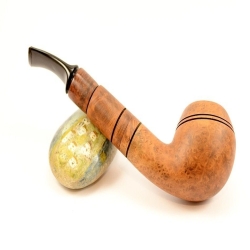 Hygrocool Rhodesian Smoking Pipe Greek Briar 9mm Filter Model 902B
