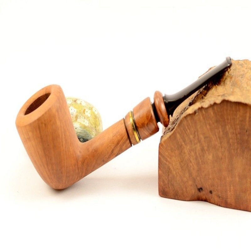 Hygrocool Poker Smoking Pipe Greek Briar 9mm Filter Model 936B