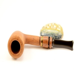 Hygrocool Poker Smoking Pipe Greek Briar 9mm Filter Model 936B