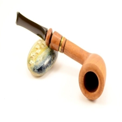 Hygrocool Poker Smoking Pipe Greek Briar 9mm Filter Model 936B