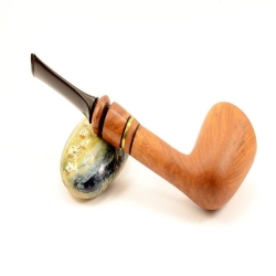 Hygrocool Poker Smoking Pipe Greek Briar 9mm Filter Model 936B