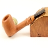 Hygrocool Poker Smoking Pipe Greek Briar 9mm Filter Model 939A
