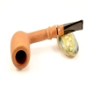 Hygrocool Poker Smoking Pipe Greek Briar 9mm Filter Model 939A