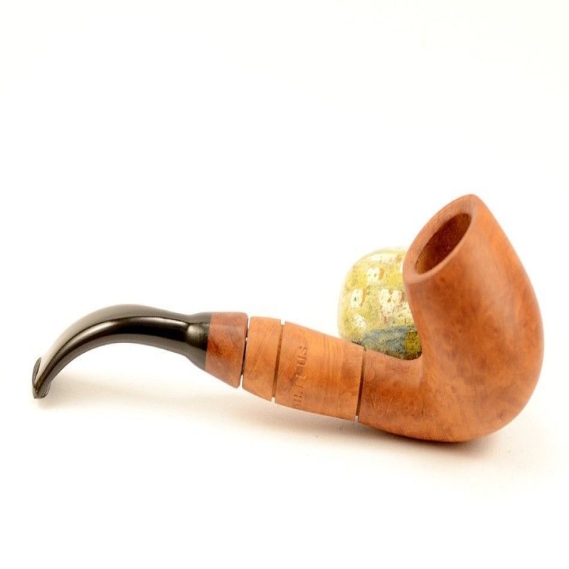 Hygrocool Smoking Pipe Greek Briar 9mm Filter Model 624A