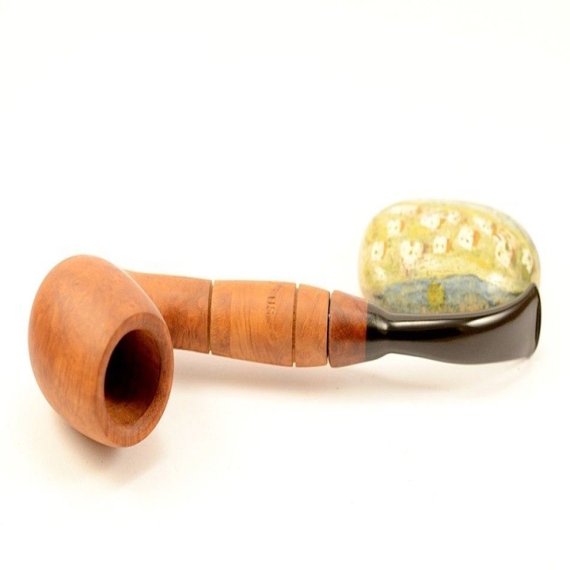 Hygrocool Smoking Pipe Greek Briar 9mm Filter Model 624A