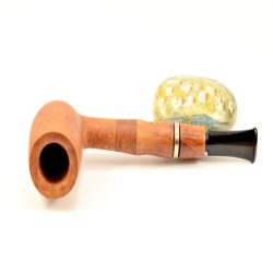 Hygrocool Smoking Pipe Greek Briar 9mm Filter Model 632A