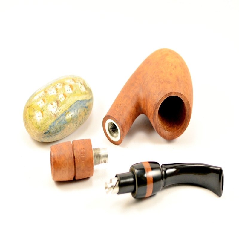 Hygrocool Smoking Pipe Greek Briar 9mm Filter Model 625A