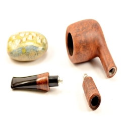 Hygrocool Smoking Pipe Greek Briar 9mm Filter Model 635A
