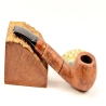 Hygrocool Smoking Pipe Greek Briar 9mm Filter Model 636B