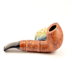 Hygrocool Smoking Pipe Greek Briar 9mm Filter Model 636B