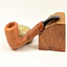 Hygrocool Smoking Pipe Greek Briar 9mm Filter Model 638A