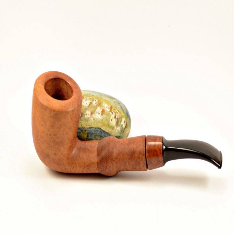 Hygrocool Smoking Pipe Greek Briar 9mm Filter Model 638A
