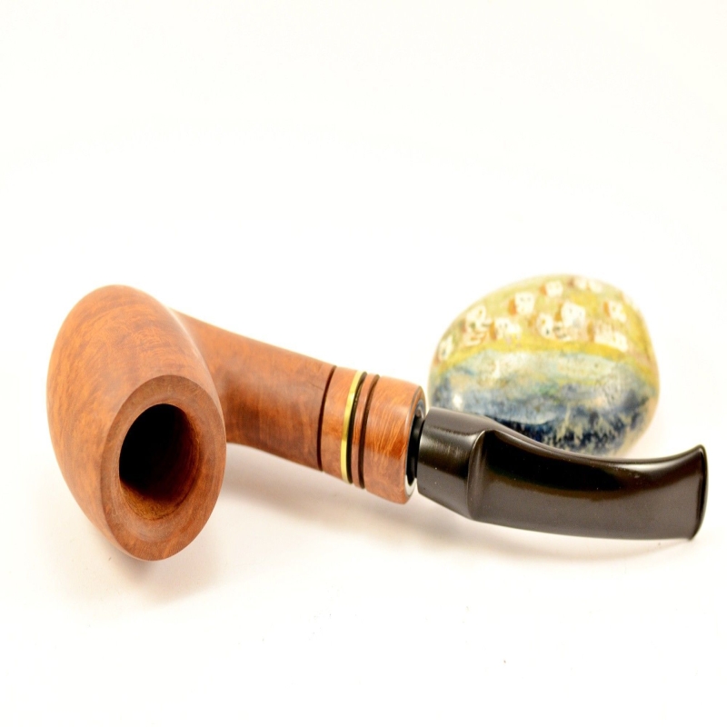 Hygrocool Calabash Smoking Pipe Greek Briar 9mm Filter Model 934B