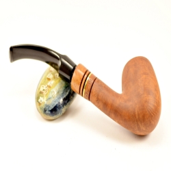 Hygrocool Calabash Smoking Pipe Greek Briar 9mm Filter Model 934B