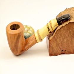 Hygrocool Smoking Pipe Greek Briar 9mm Filter Model 444B