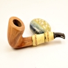 Hygrocool Smoking Pipe Greek Briar 9mm Filter Model 444B