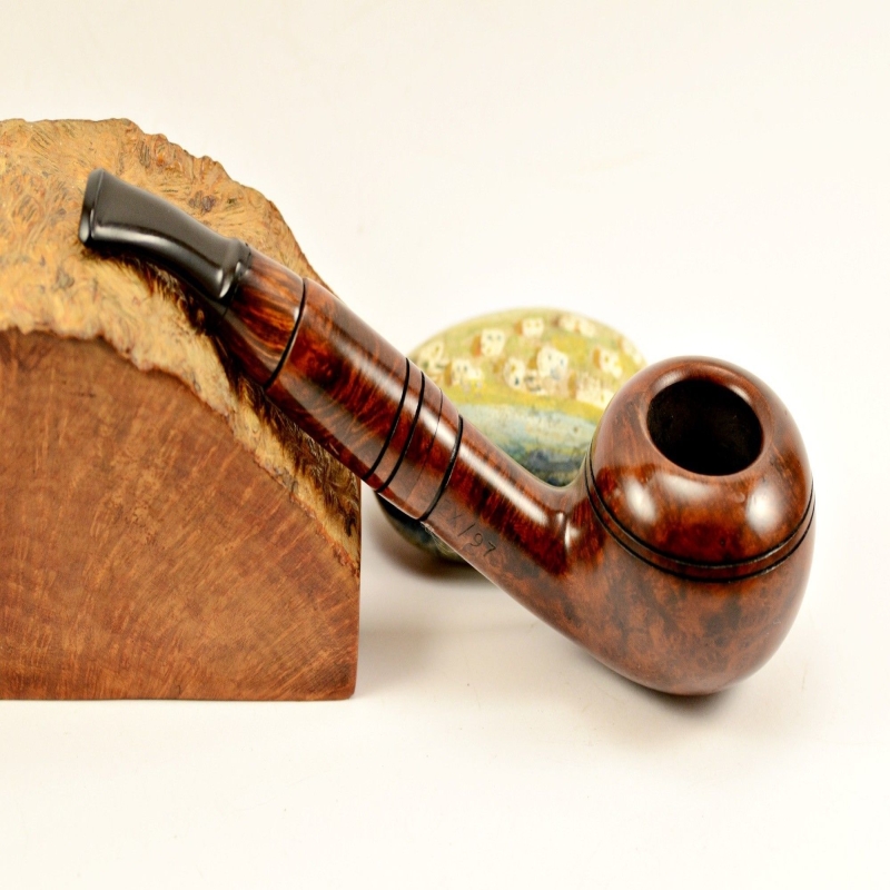 Hygrocool NT Smoking Pipe Greek Briar 9mm Filter Model 97D