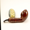 Hygrocool NT Smoking Pipe Greek Briar 9mm Filter Model 97D