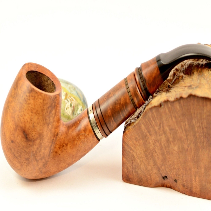 Hygrocool Smoking Pipe Greek Briar 9mm Filter Model 580Β