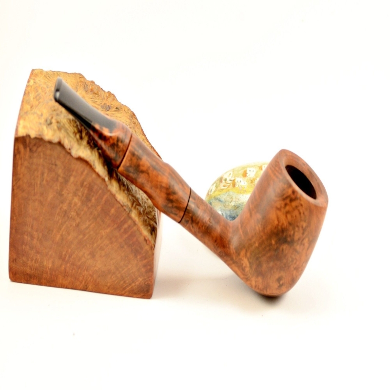 Hygrocool Smoking Pipe Greek Briar 9mm Filter Model 74B