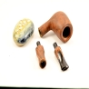 Hygrocool Smoking Pipe Greek Briar 9mm Filter Model 74B