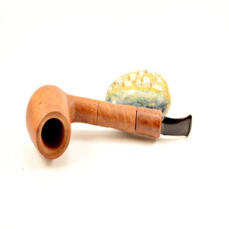 Hygrocool Master Smoking Pipe Greek Briar 9mm Filter Model 597A