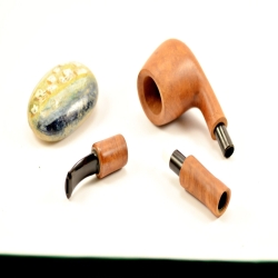 Hygrocool Master Smoking Pipe Greek Briar 9mm Filter Model 597A