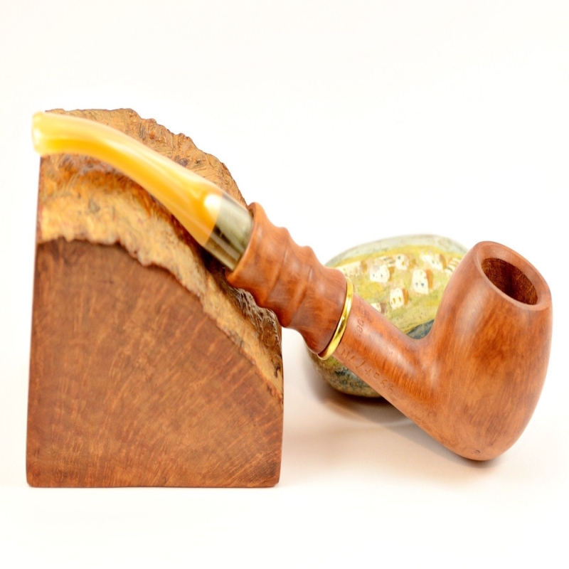 Hygrocool Master Smoking Pipe Greek Briar 9mm Filter Model 566A