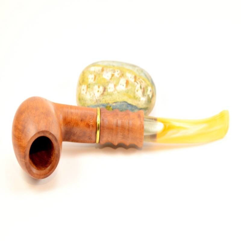 Hygrocool Master Smoking Pipe Greek Briar 9mm Filter Model 566A