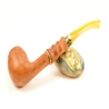 Hygrocool Master Smoking Pipe Greek Briar 9mm Filter Model 566A