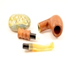 Hygrocool Master Smoking Pipe Greek Briar 9mm Filter Model 566A