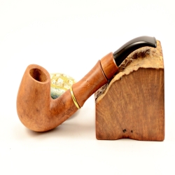 Hygrocool Smoking Pipe Greek Briar 9mm Filter Model 84A