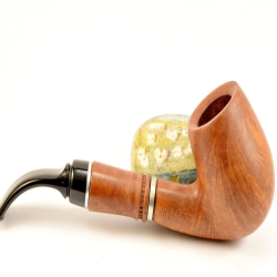 Hygrocool Smoking Pipe Greek Briar 9mm Filter Model 589A