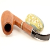 Hygrocool Smoking Pipe Greek Briar 9mm Filter Model 589A