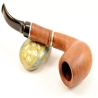 Hygrocool Smoking Pipe Greek Briar 9mm Filter Model 589A